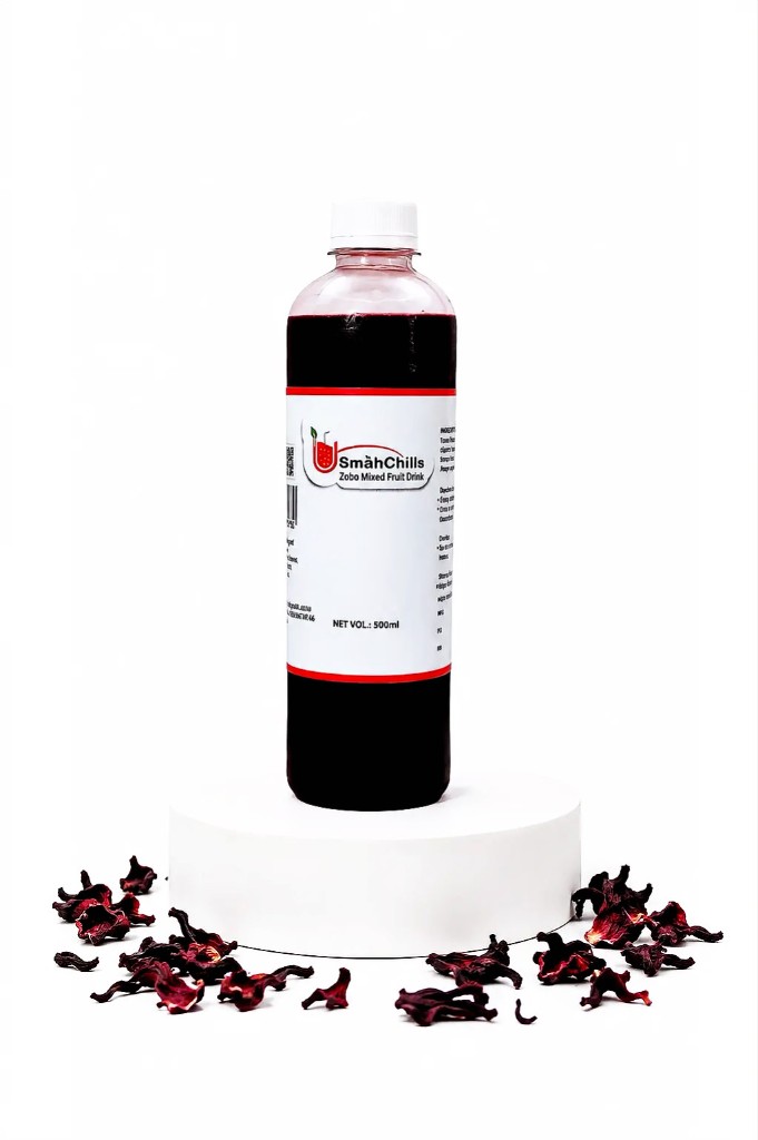 SmahChills Zobo Mixed Fruit Drink bottle 500ml