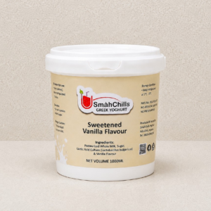 SmahChills Greek Yoghurt Sweetened Vanilla 1000ml